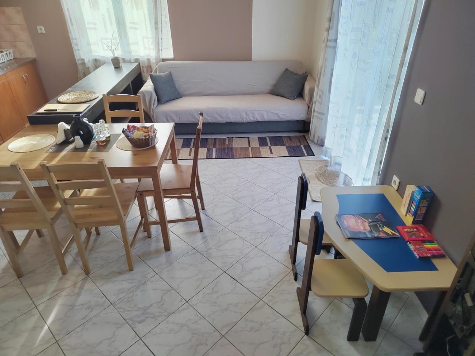 Manos Apartments Kolimvárion Pokoj fotografie